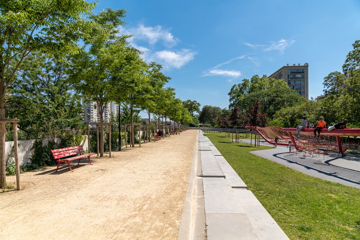 Jardin Mélinée Manouchian - 17, avenue de la porte de Vincennes - Aménagement de la porte de Vincennes
