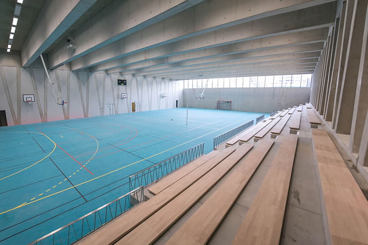 Gymnase Simon Bolivar - Aménagement de la salle DASCO