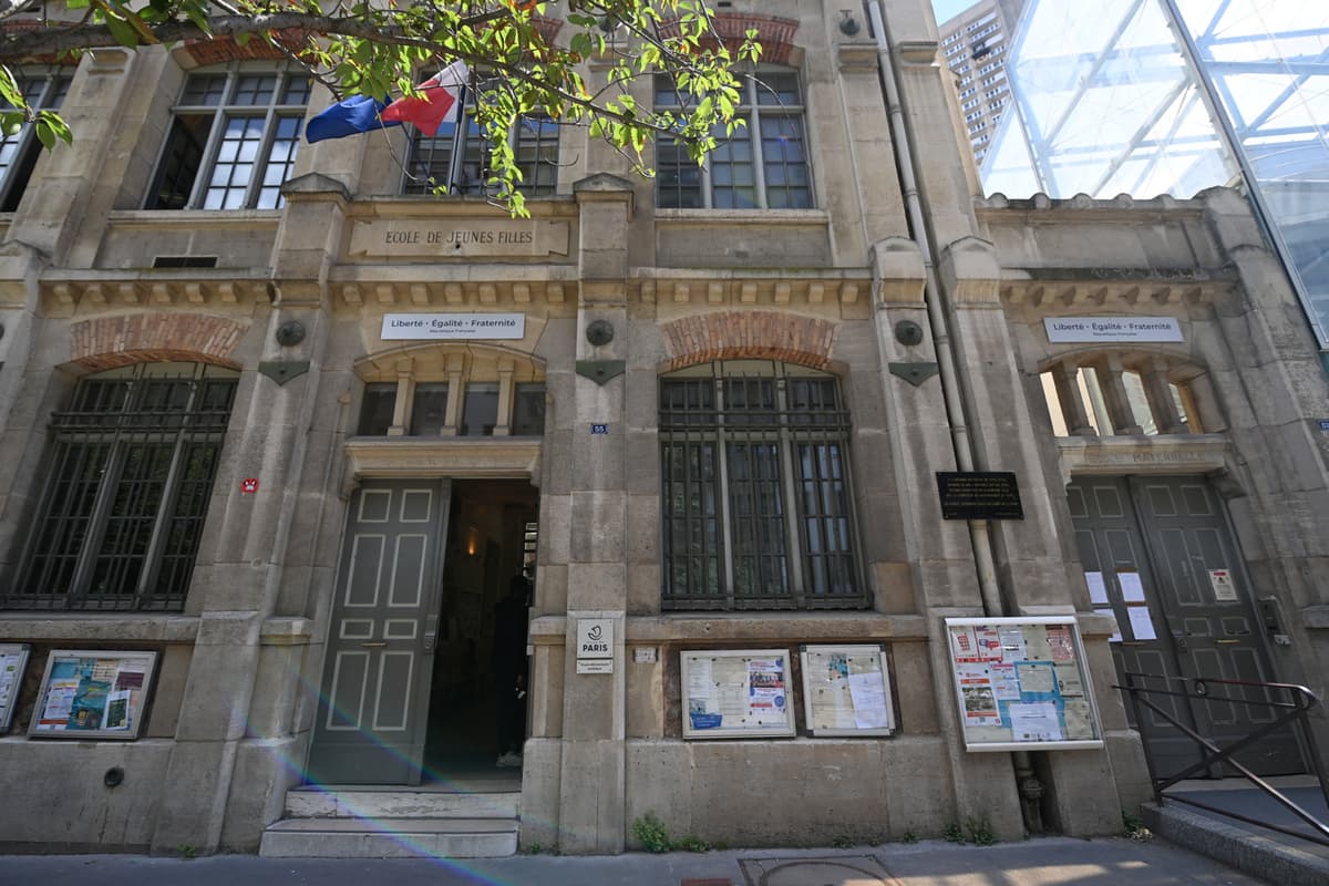 École élémentaire A - 53, rue Baudricourt - Cour oasis