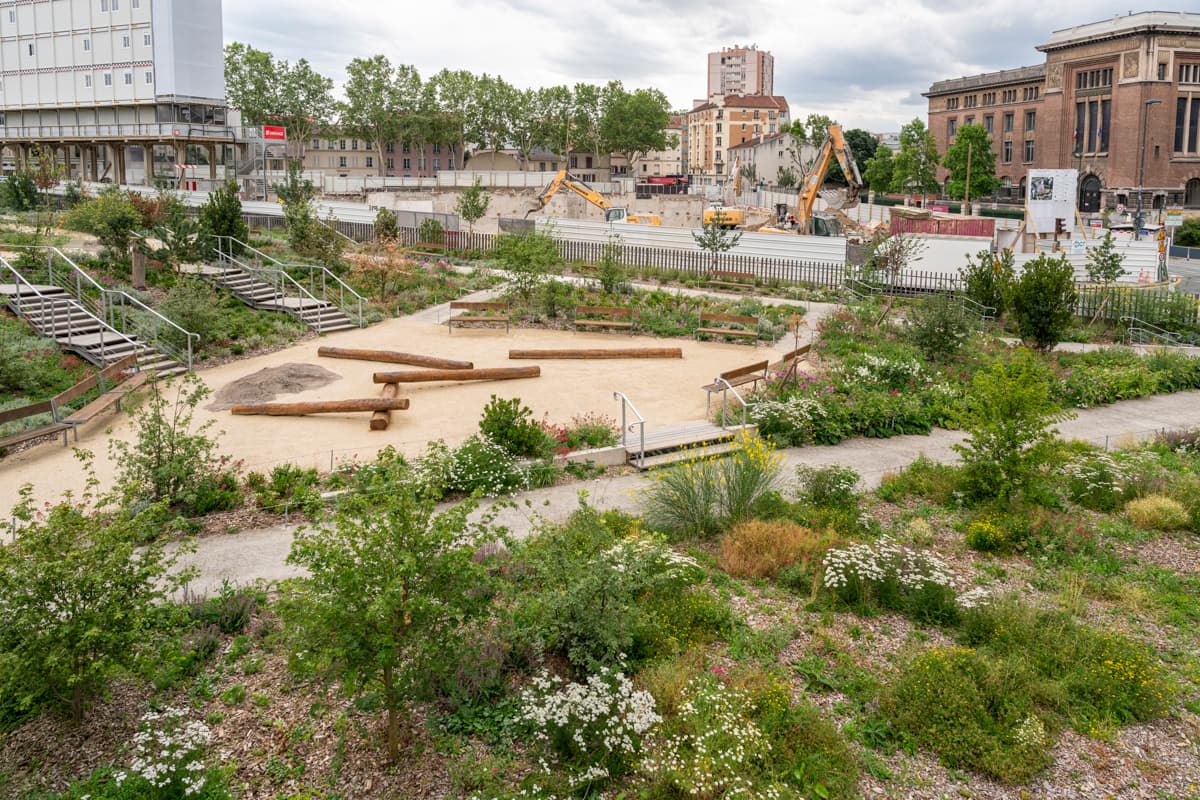 Jardin Anna Marly - Remplacement du filet City Stade