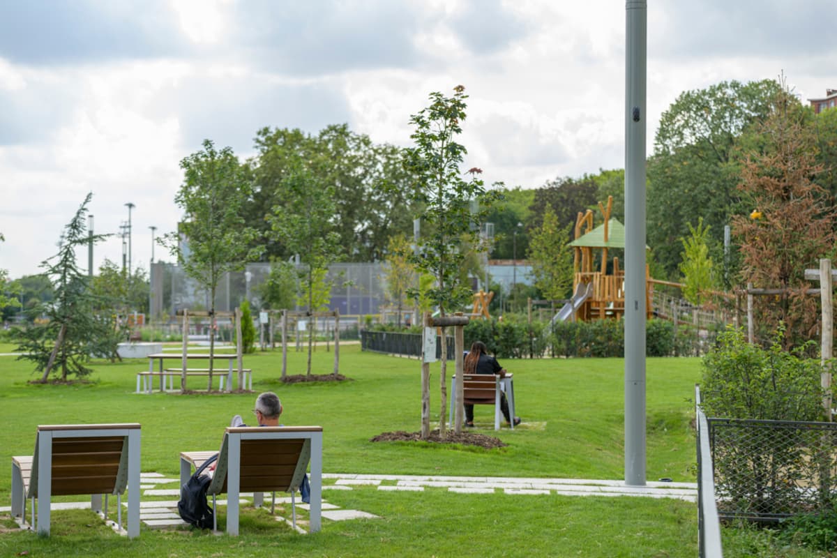 Parc Aretha Franklin - 16, rue Henri Duvernois - Travaux tranche 2 sur 3