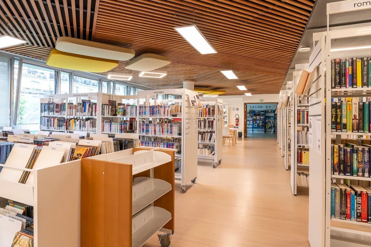 La bibliothèque des Batignolles réaménagée et accessible