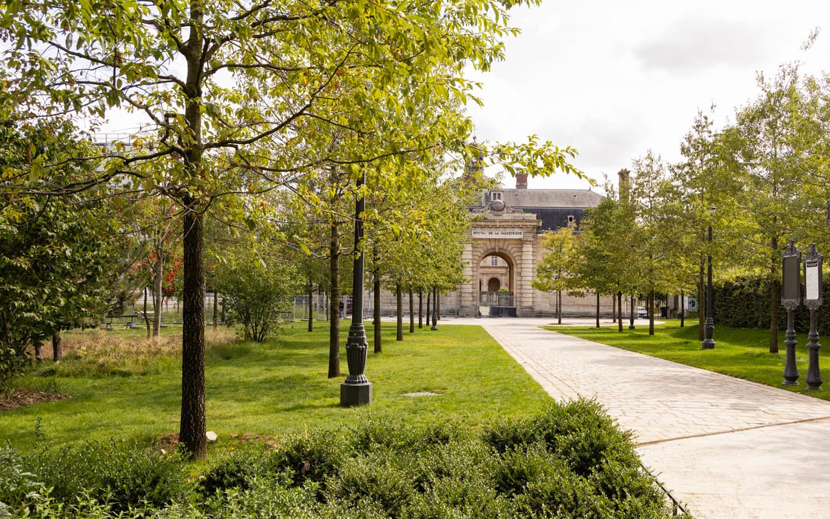 Square Marie Curie - 27, boulevard de l'Hôpital - Aménagement du square Marie Curie