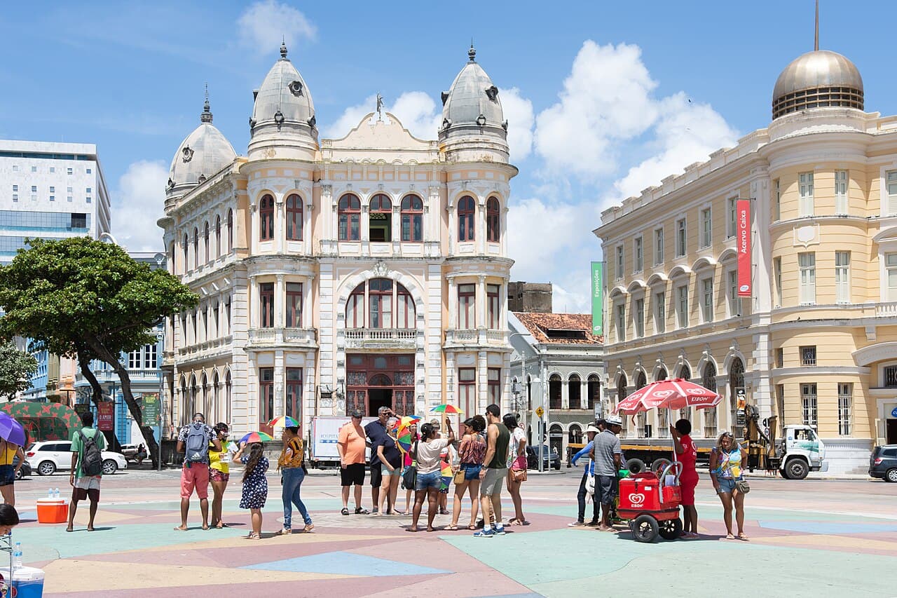 Marco Zero, Praça Rio Branco, Recife