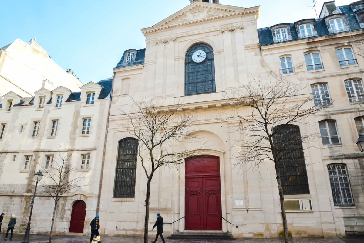 Temple Des Billettes - Restauration façade principale Billettes