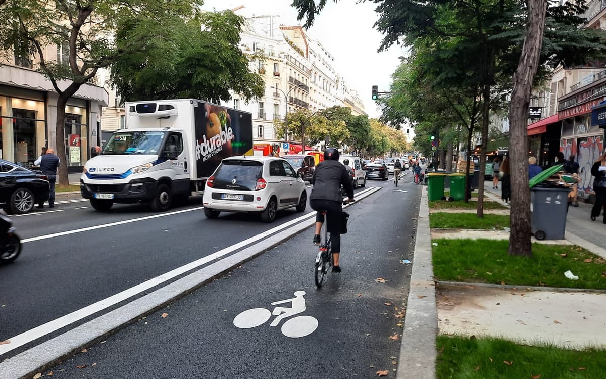 Avenue de la République - Piste cyclable, réfection de la chaussée