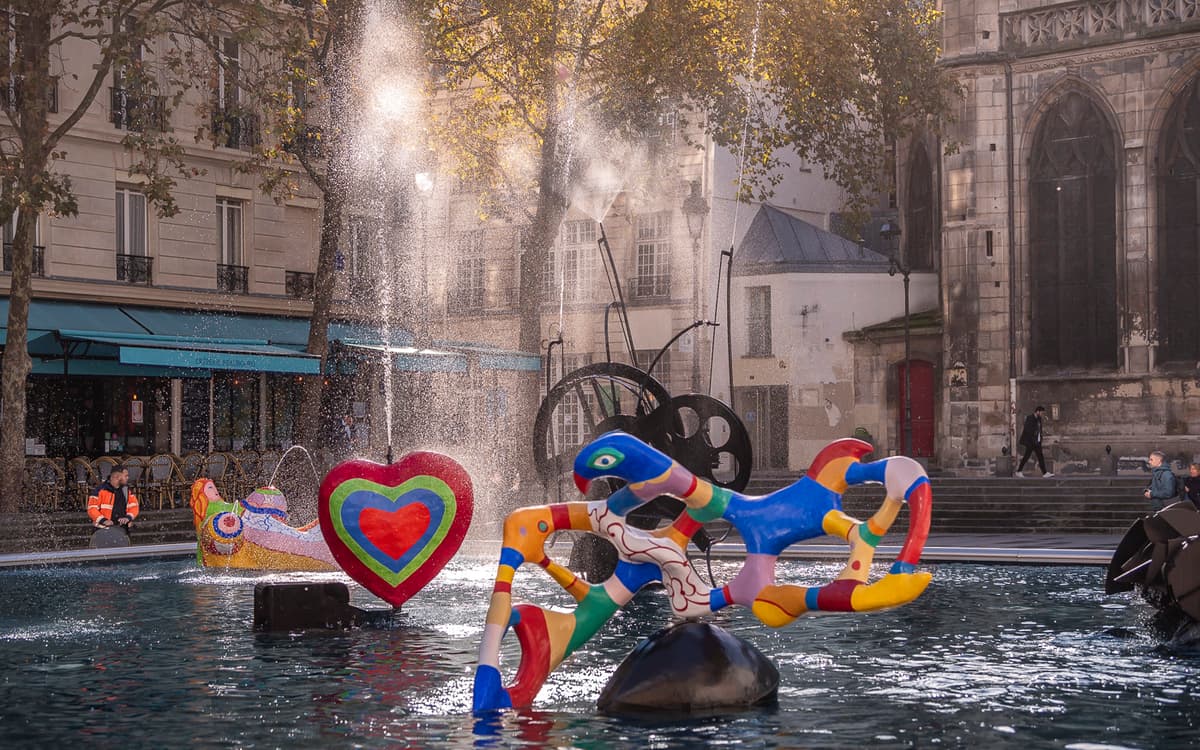 Rénovation de la fontaine Niki de Saint Phalle