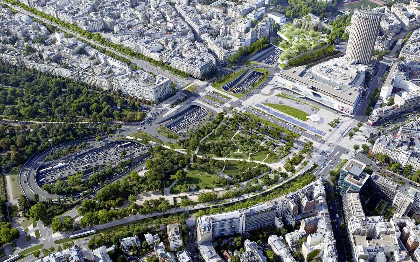 Réfection de la chaussée Route de la Porte Maillot