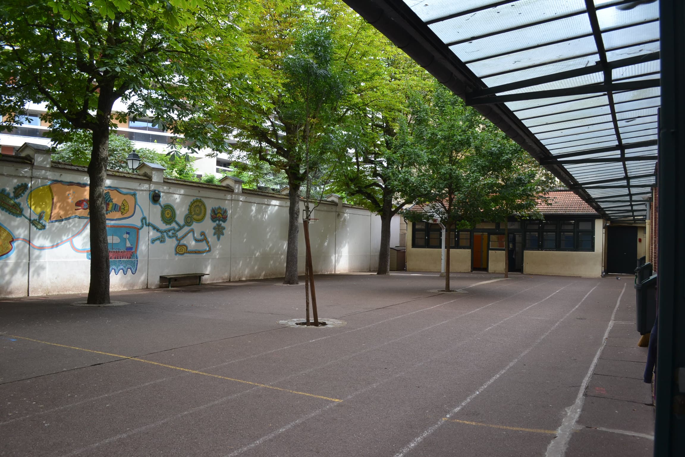 Réaménagement de la cour de l'école Arbalète