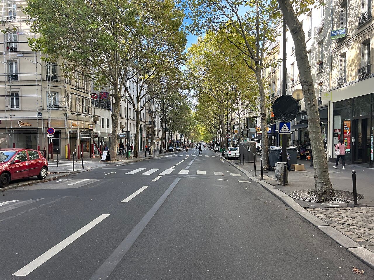 Des trottoirs rénovés avenue de Clichy