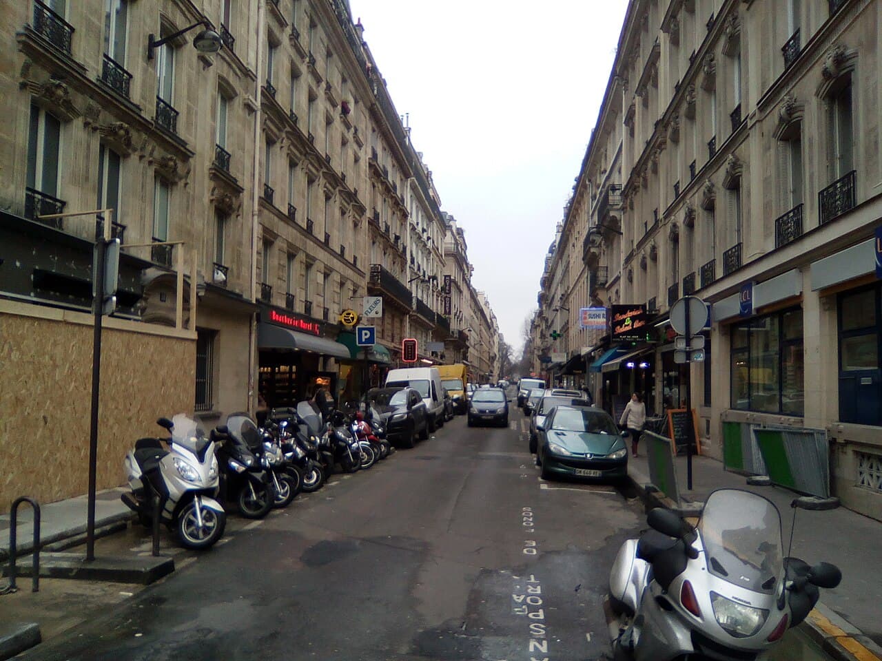 Chaussée rue Duret