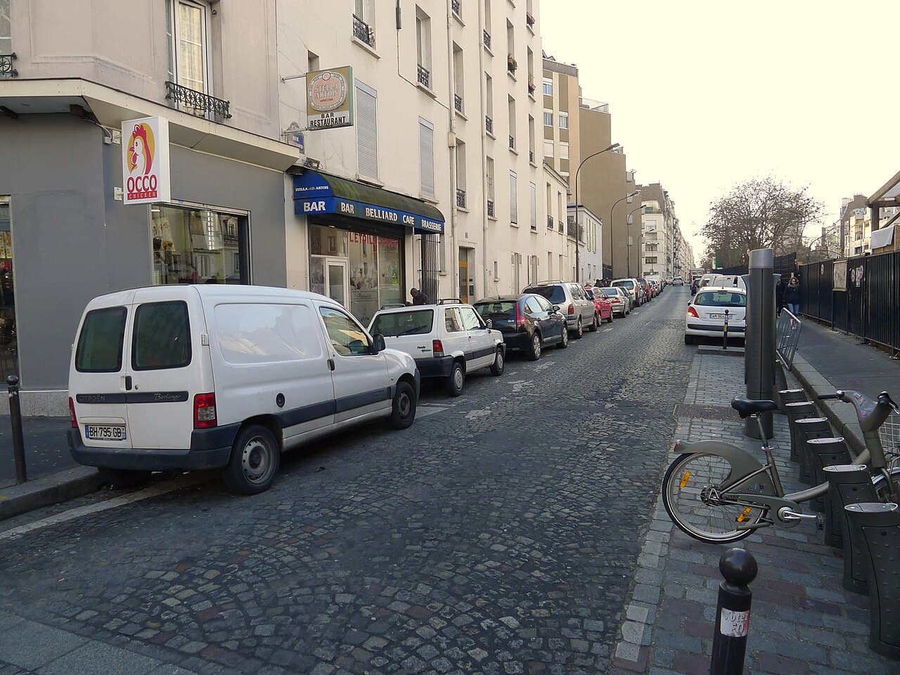 Réfection de la chaussée Rue Belliard
