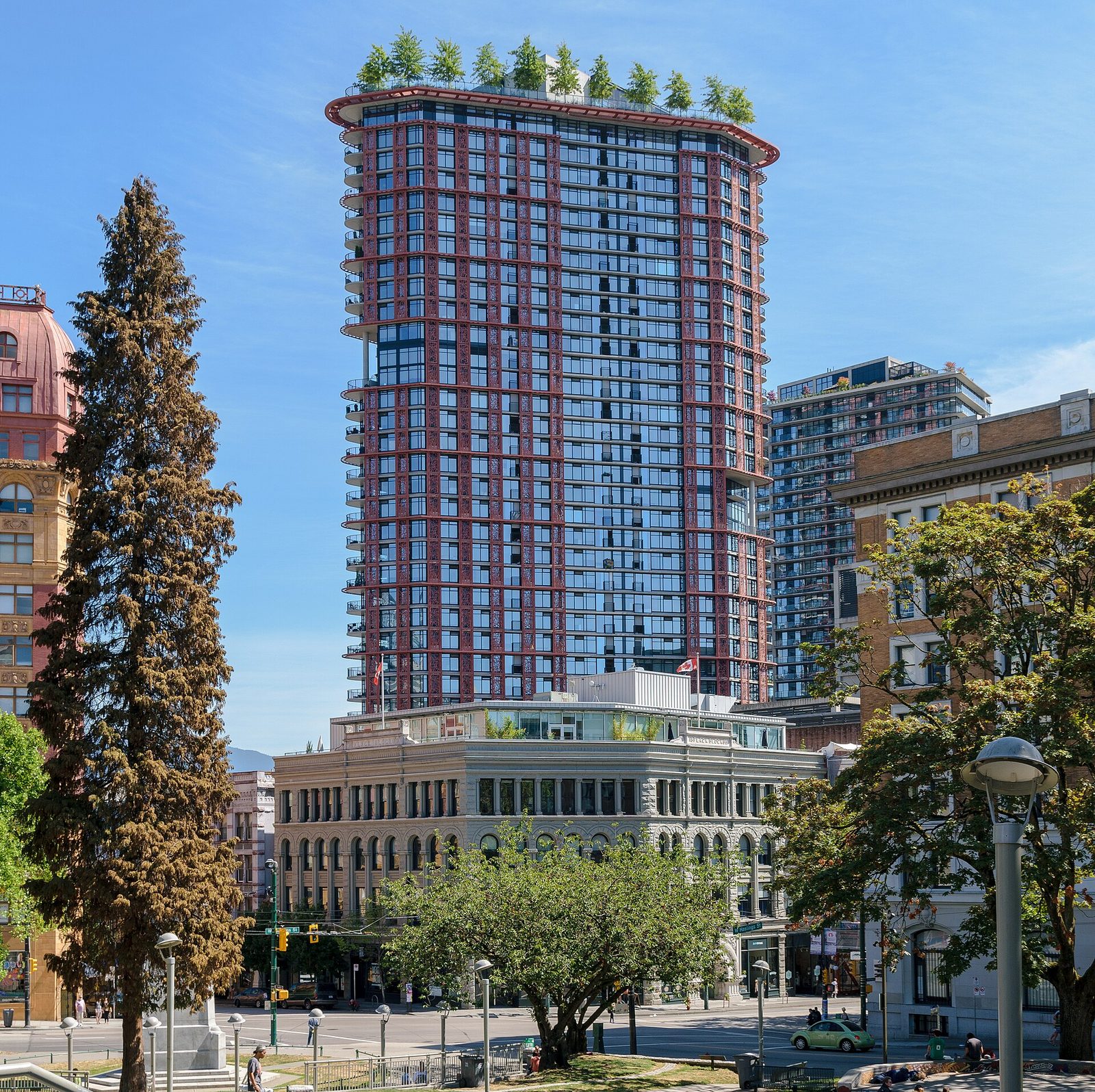 The Woodward's redevelopment, where Affordable Housing Societies runs One Twenty West